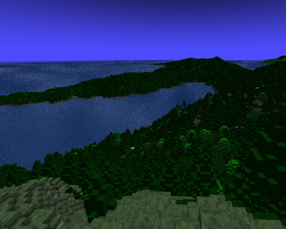 Generic forest hill view