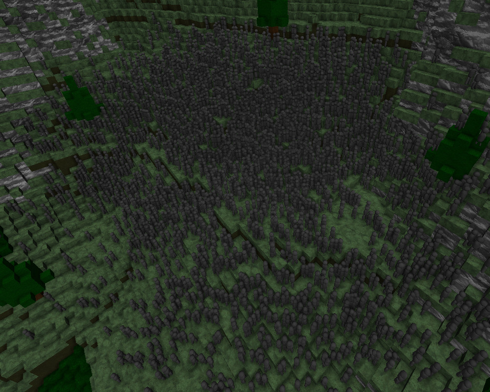 5000 actors idling. Runs @60fps