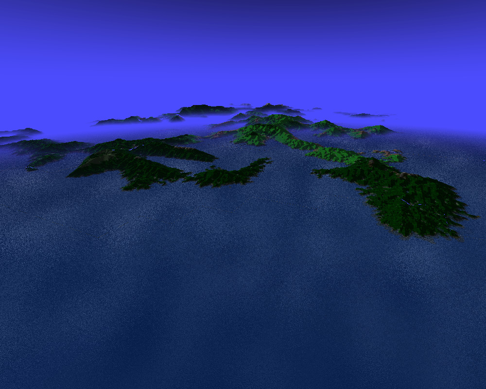 Map overview of a small (16*16km) map, all screenshots are from this map.